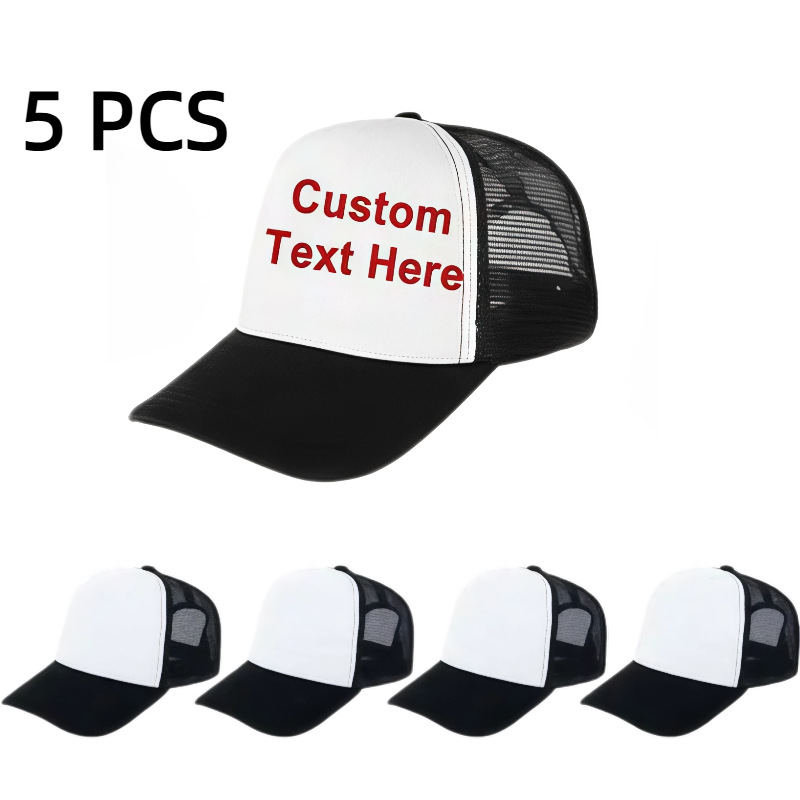 Hat Sublimation Blank - 5 adet diy boya süblimasyonlu kamyon