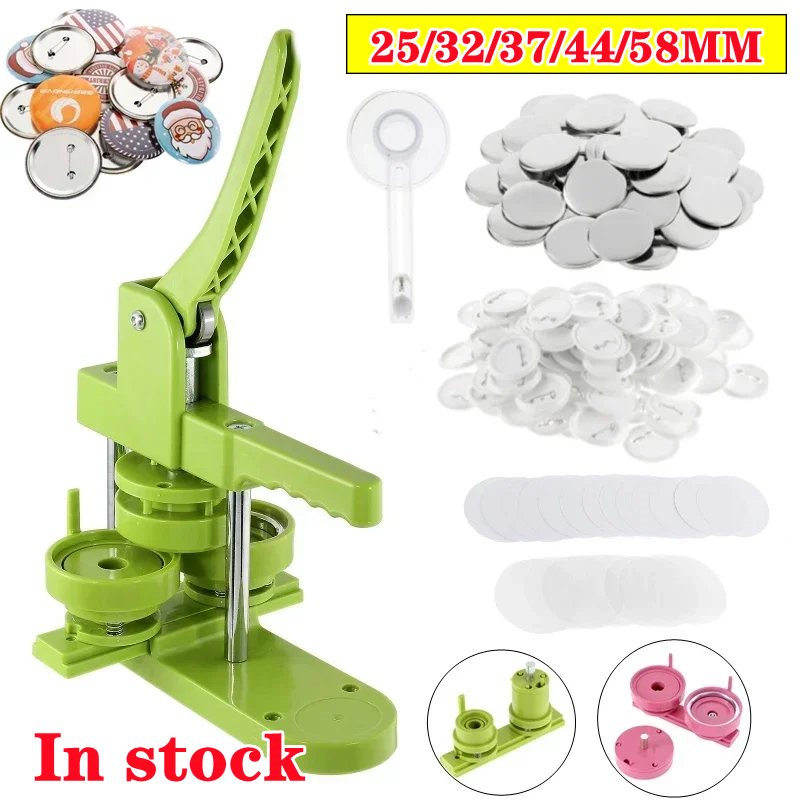 Button Badge Blank - 25/32/37/44MM düğme Maker makinesi DIY Pin