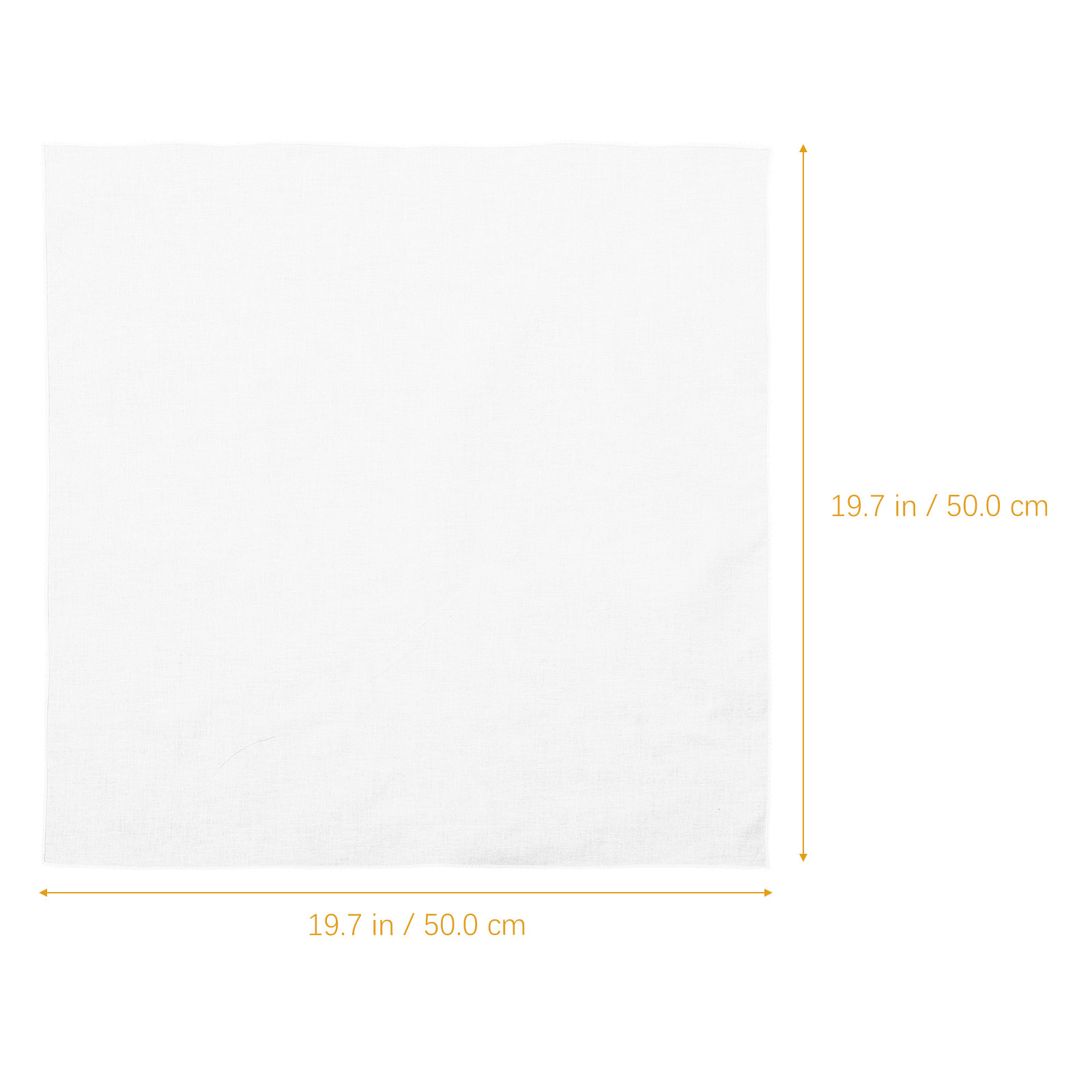 Beyaz Pamuklu Mendil Kare Düz  - Bandana Blank White incelemesi ve fiyatı