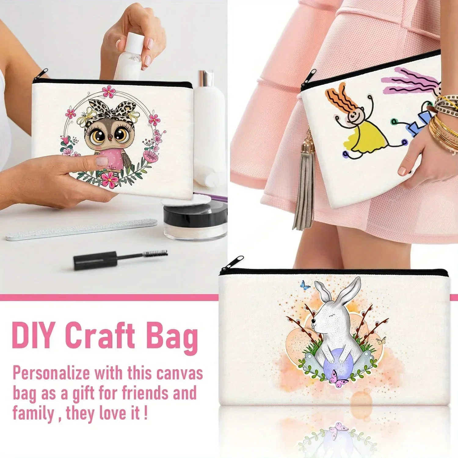 20 adet Süblimasyon Boş Makyaj - Tote Bag Sublimation incelemesi ve fiyatı