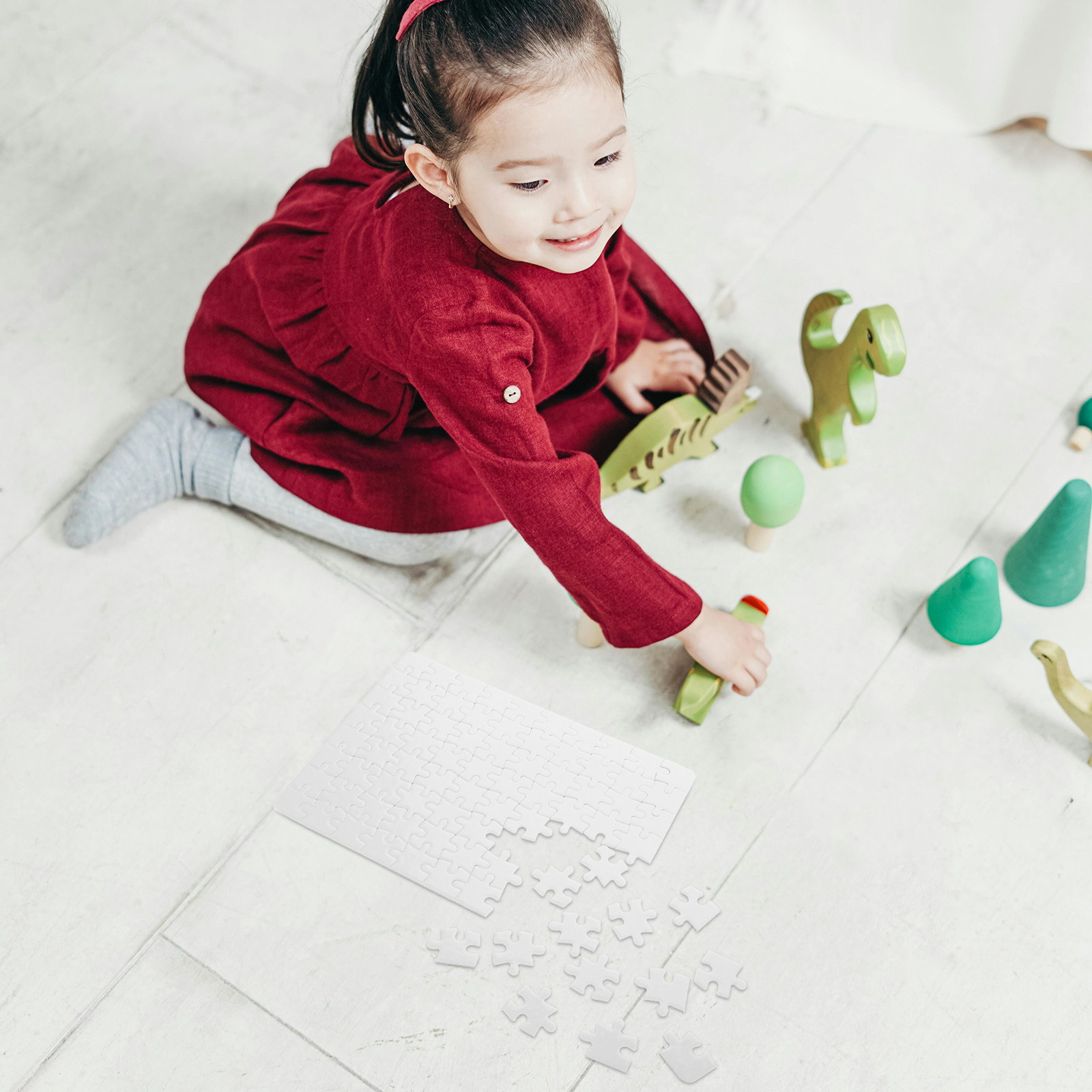 4 Adet Beyaz Sublimasyon Baskı - Puzzle Blank White incelemesi ve fiyatı