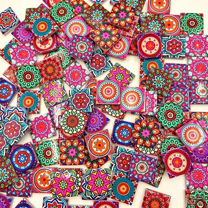 Mandala Baskılı Seramik Mozaik - Ceramic Tile Blank incelemesi ve fiyatı