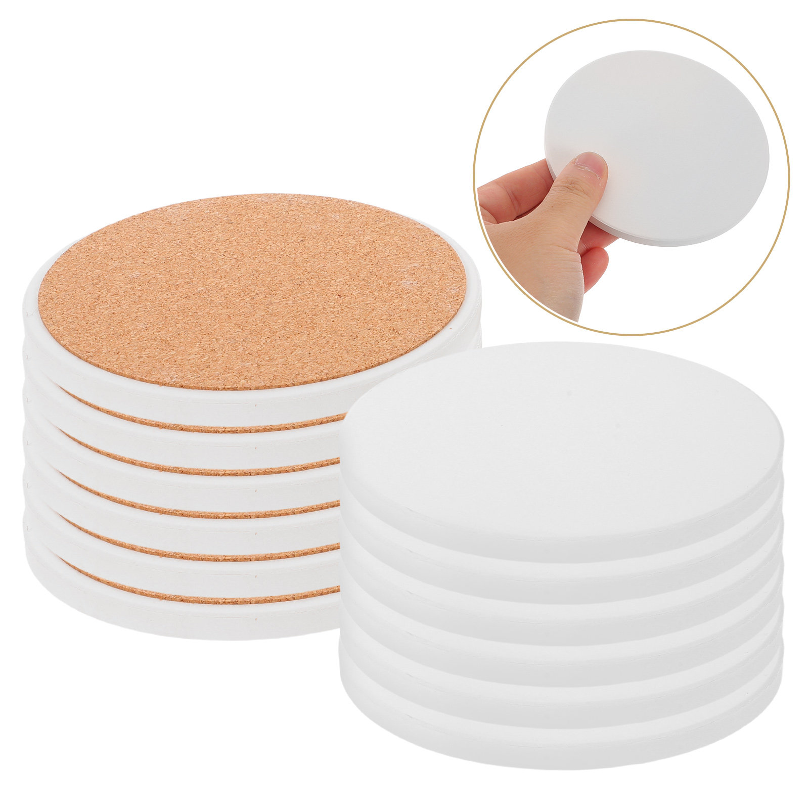 12 adet yaratıcı içecek altlık - Coaster Sublimation Blank incelemesi ve fiyatı