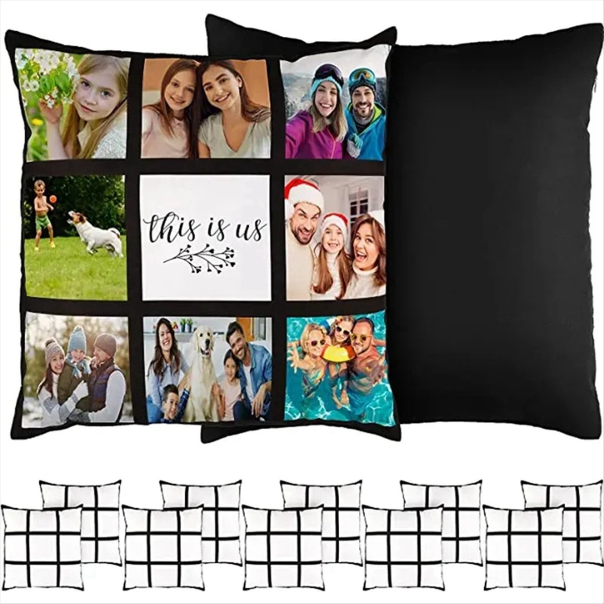 A75K 6 Adet Süblimasyon Boş Pa - Pillow Cover Sublimation incelemesi ve fiyatı