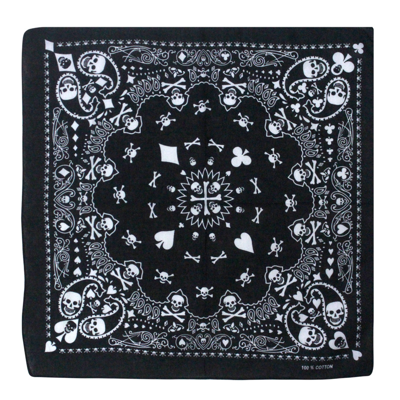 55 cm Beyaz Siyah Kırmızı Kafa - Bandana Blank White incelemesi ve fiyatı