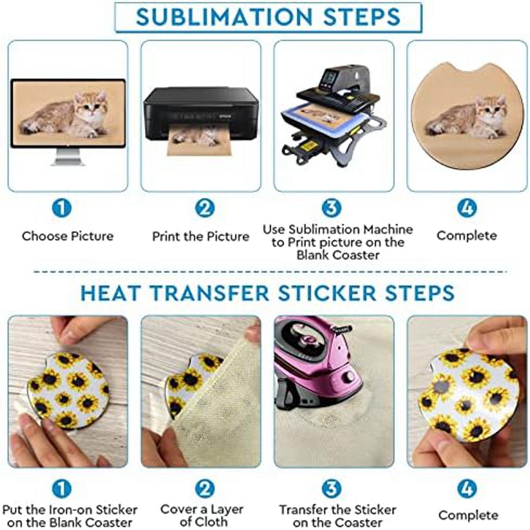 F-F 40 adet kare süblimasyon b - Coaster Sublimation Blank incelemesi ve fiyatı